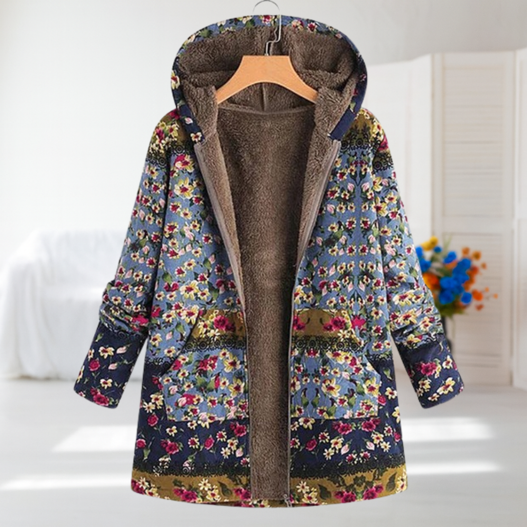 Elegant Amélia coat in lightweight and durable fabric