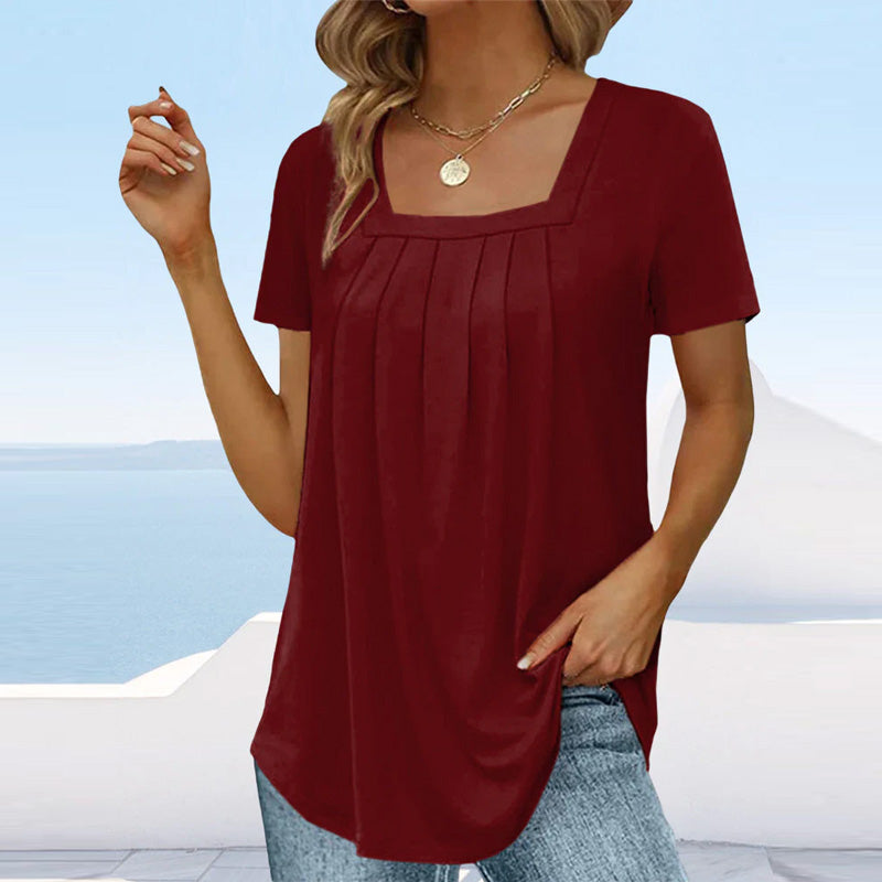 Elegant Pleated Blouse