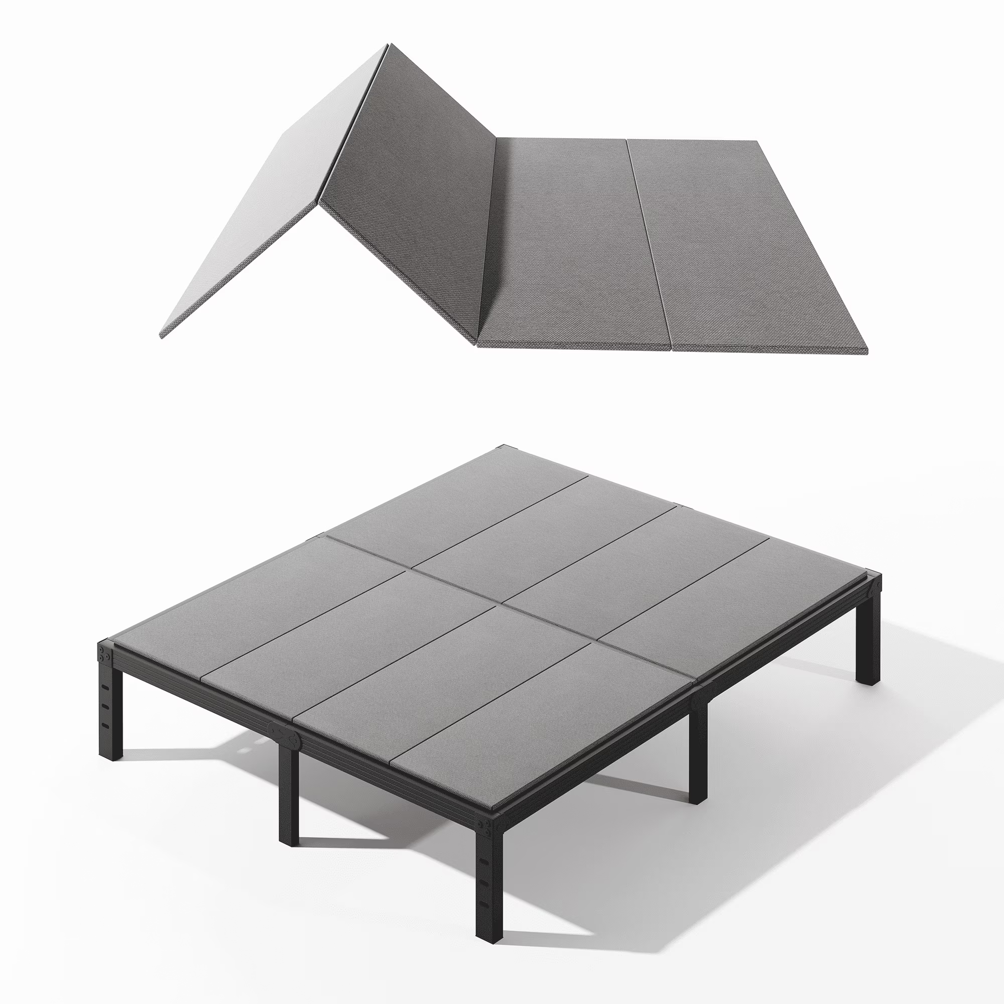 FSCHOS 8mm Bunkie Board, Bed Board for Under Mattress Support, Minimize Noise, Fully Assembled