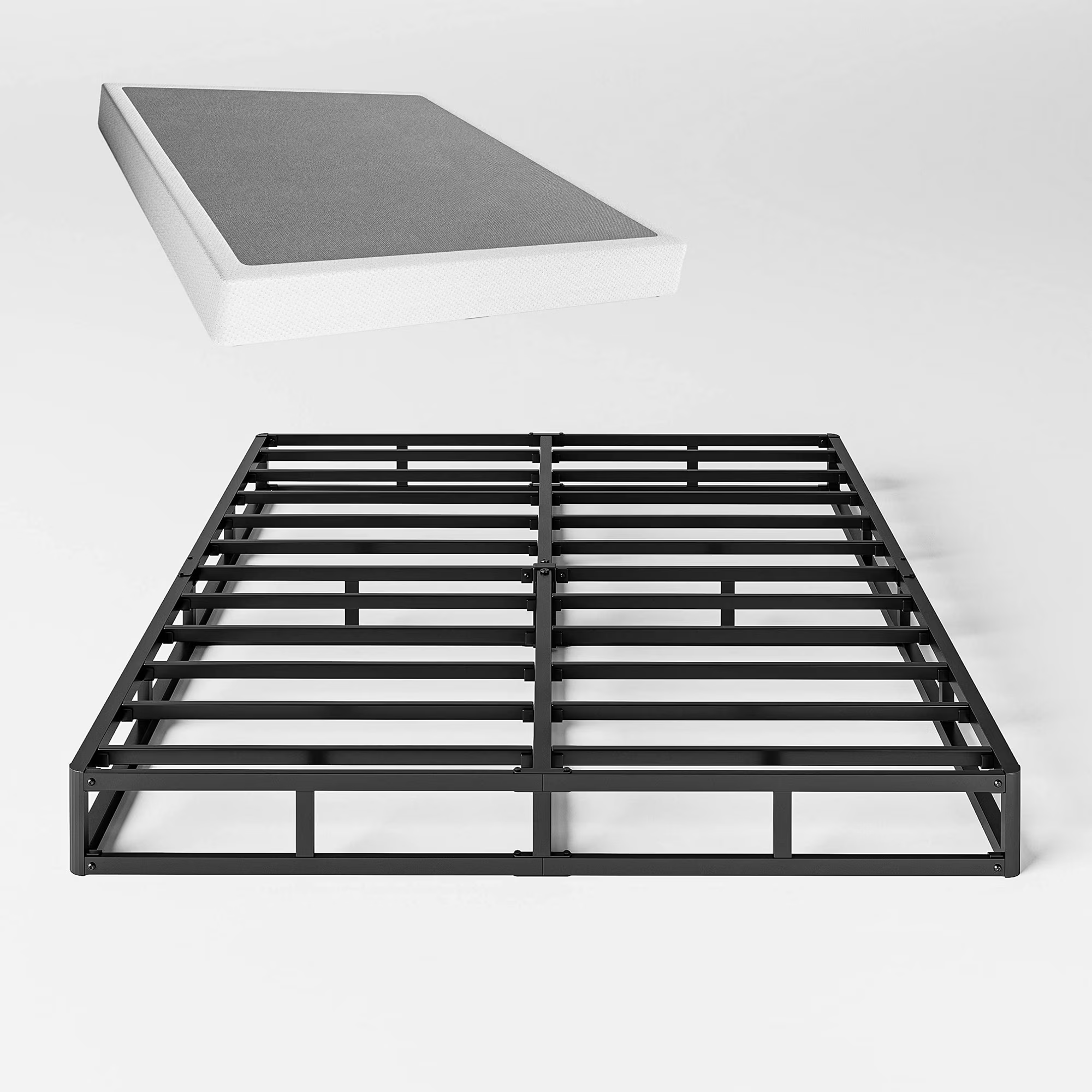 QFTIME 5" Metal Box Spring, Mattress Foundation, Heavy-Duty, Easy Assembly