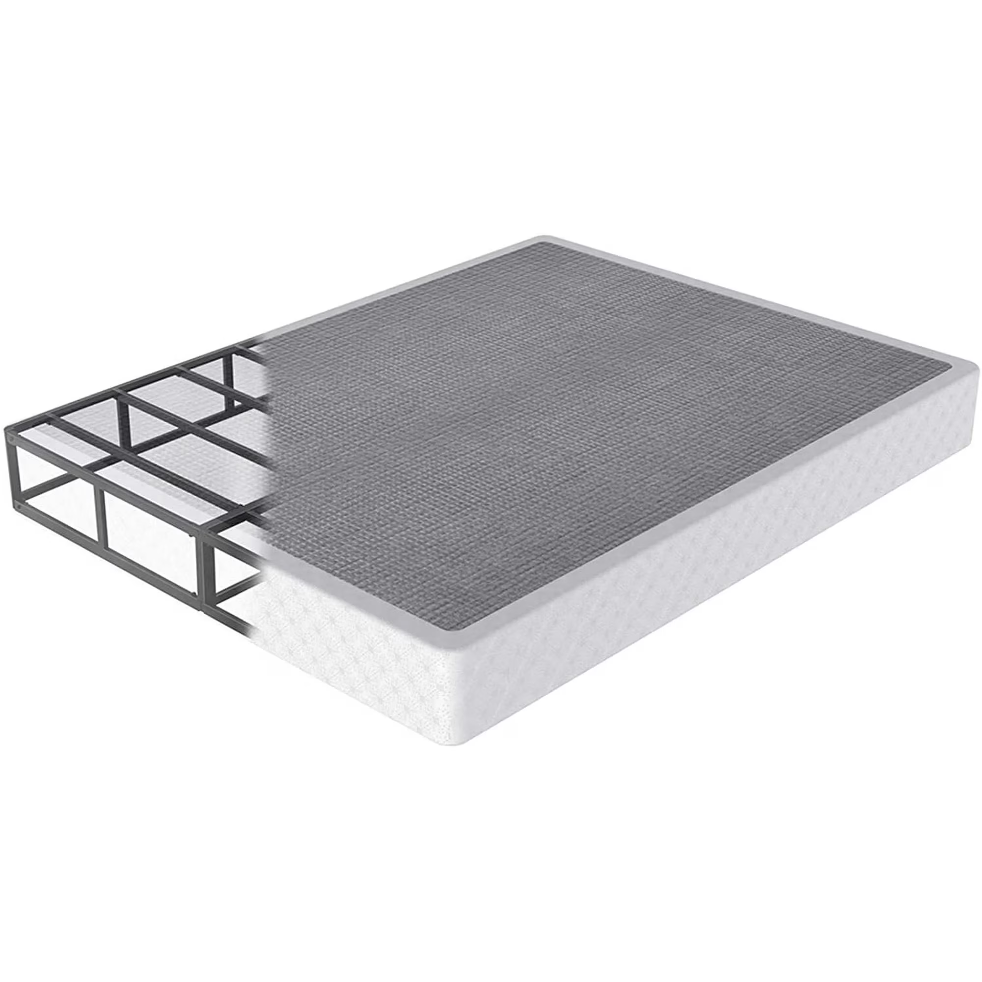 QFTIME 9" Metal Box Spring, Mattress Foundation, Heavy-Duty, Easy Assembly