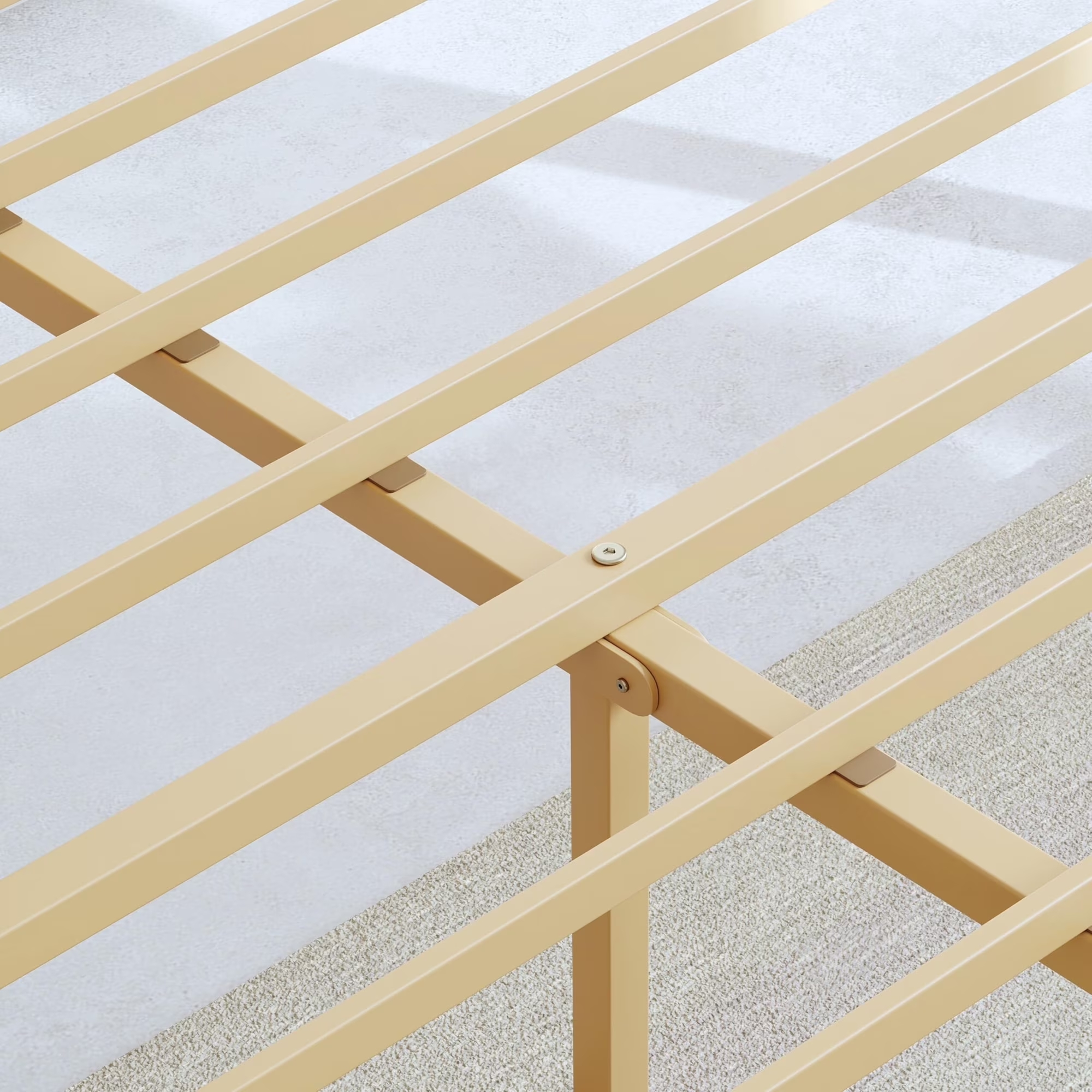 Bedsnus 12 inch Bamboo Bed Frame with Headboard