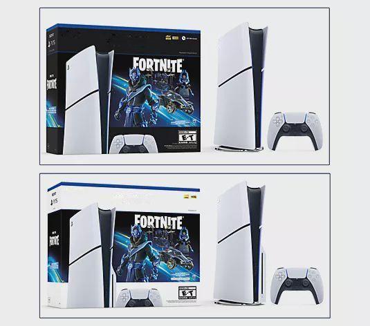 🎮 Slim 1TB Digital Console with Fortnite Accs & 2 Controllers