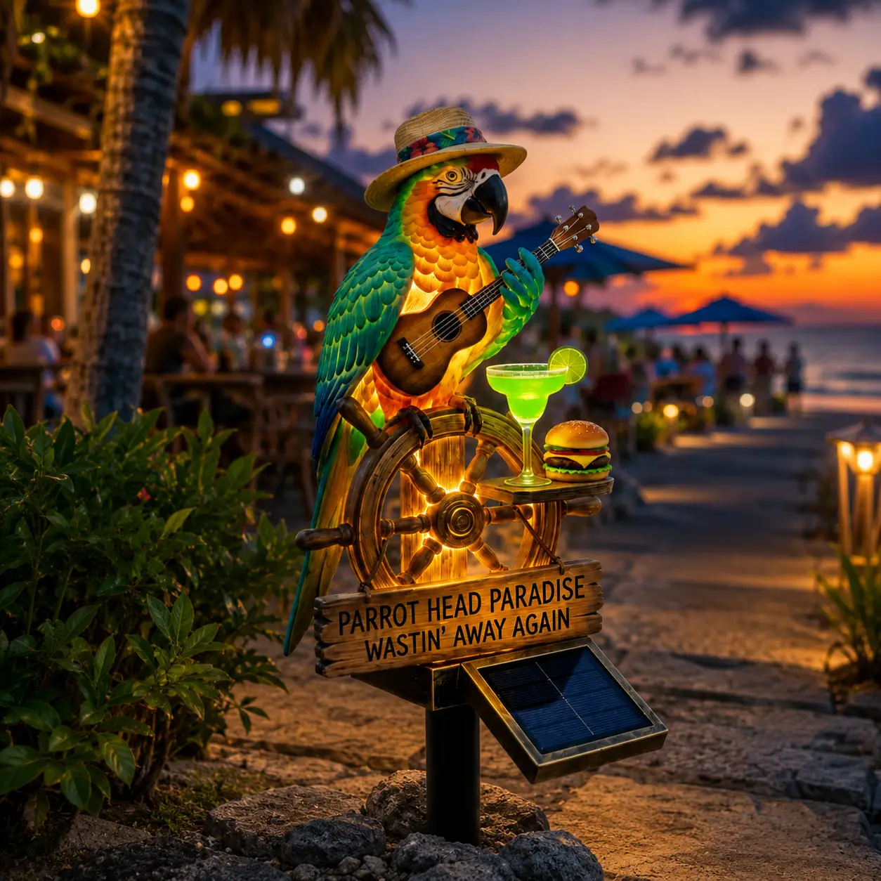 🔥Last Day 49% OFF🔥 - 🌴 Solar-Powered Parrot Garden Light