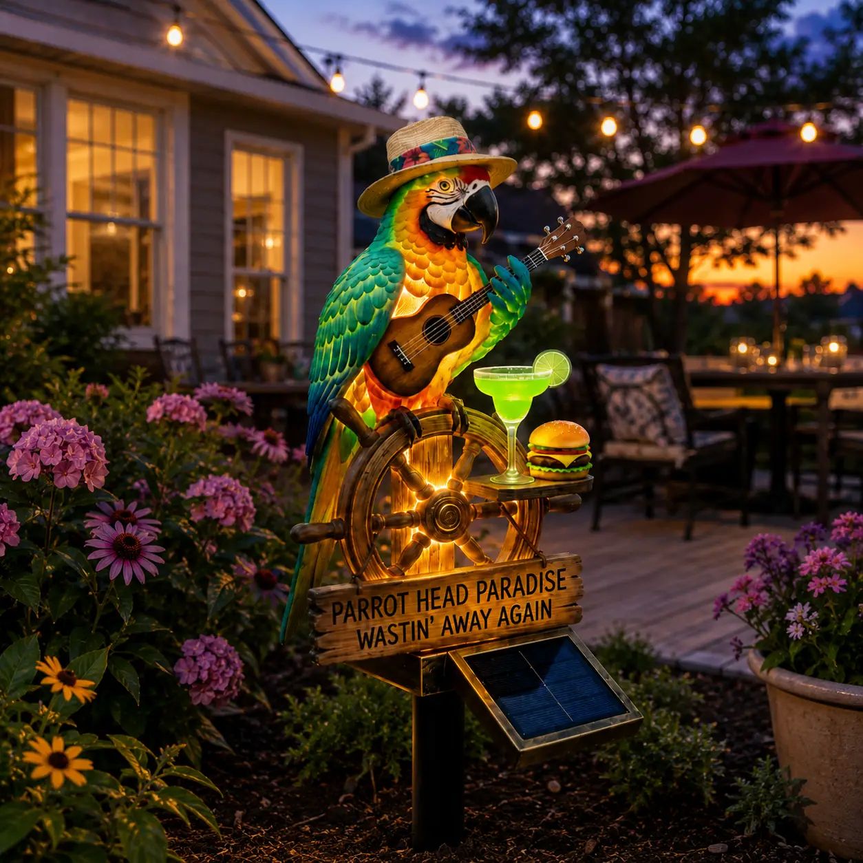 🔥Last Day 49% OFF🔥 - 🌴 Solar-Powered Parrot Garden Light