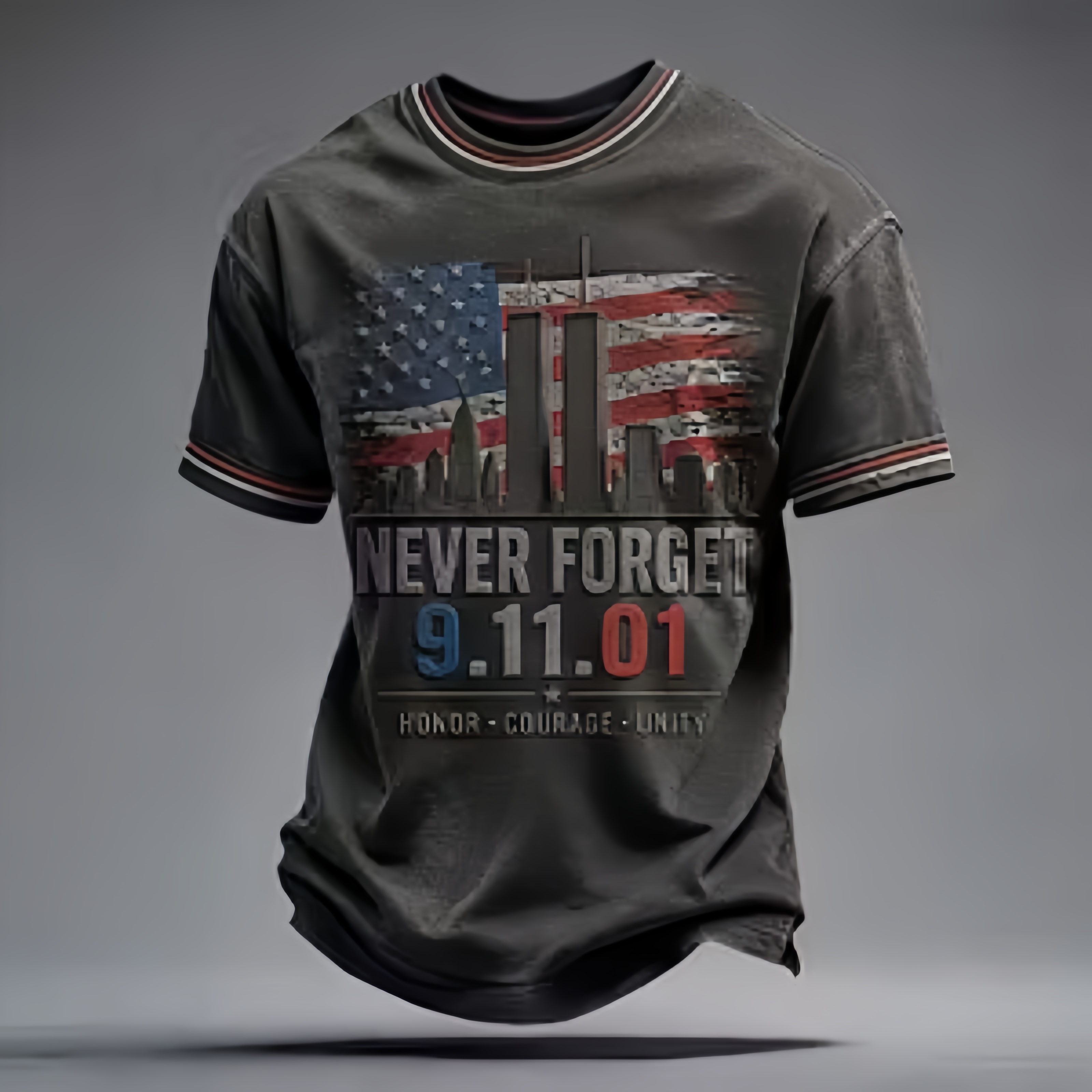 Never Forget 343 Memorial T-Shirt Collection – 9/11 Tribute Graphic Tees