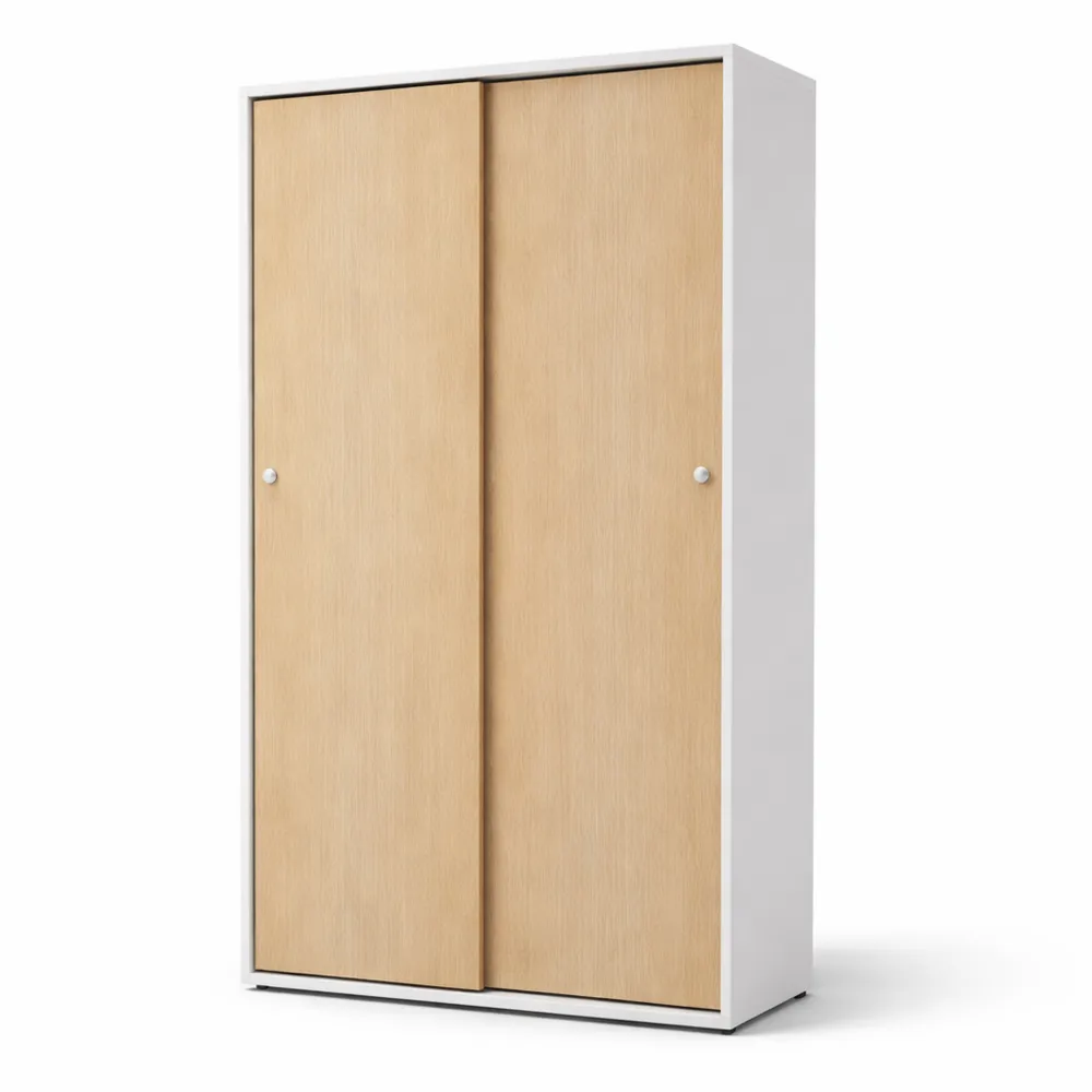 Armadio con Ante Scorrevoli e Ripiani Salvaspazio Moderno