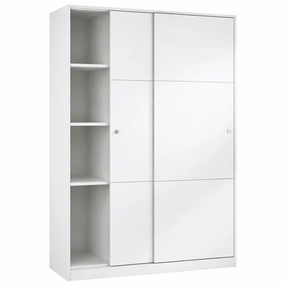 Armadio Anta Scorrevole Bianco 120x50x200 cm