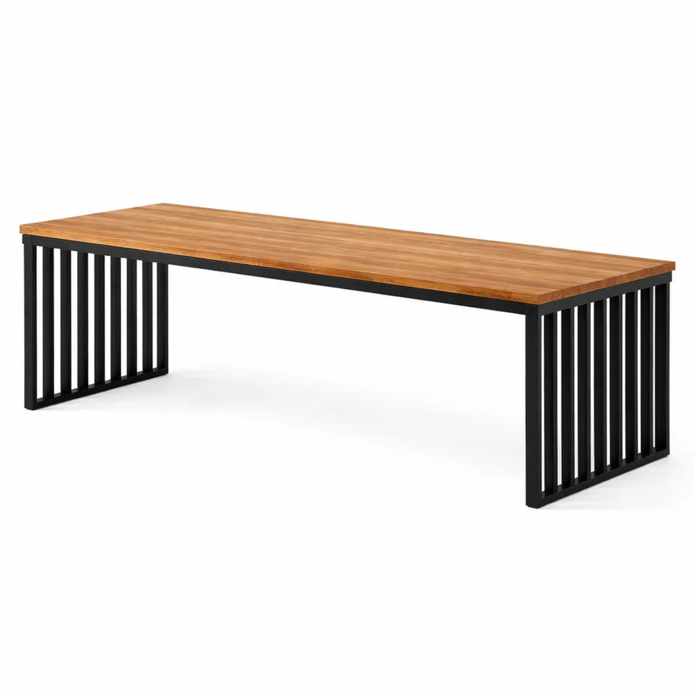 Scrivania Ampia 180 cm per Ufficio e Casa con Struttura in Metallo