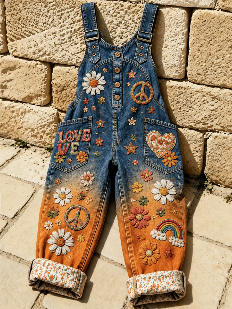 Denim Overalls