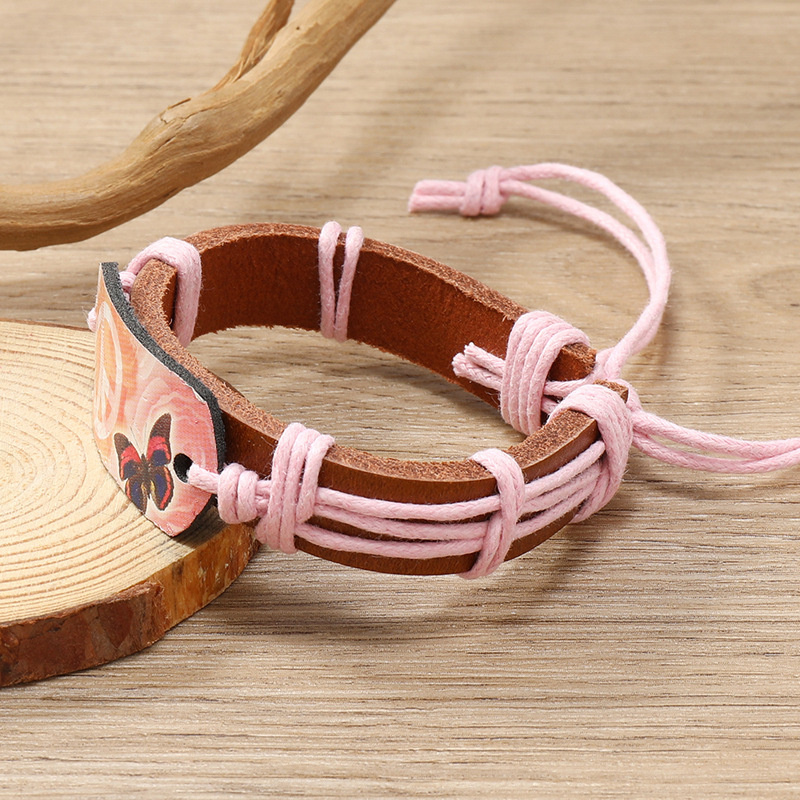 Vintage Hippie Vibe Peace Braid Bracelet