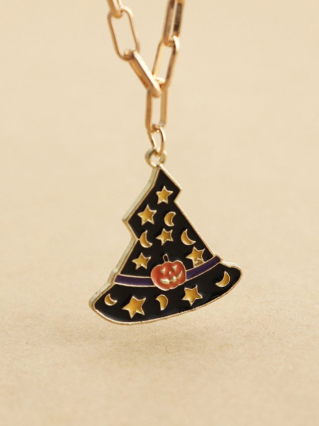 Personalized Halloween Alloy Necklace