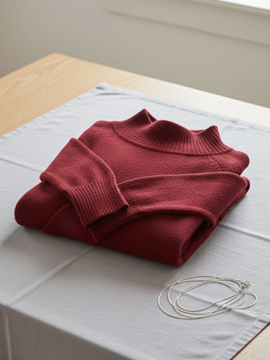 New Arrivals🔥 Women's Soft Mock Neck Tunic Sweater - Long Sleeve Ribbed Knit Pullover Tops with Side Slits (Loose Fit S-5XL)