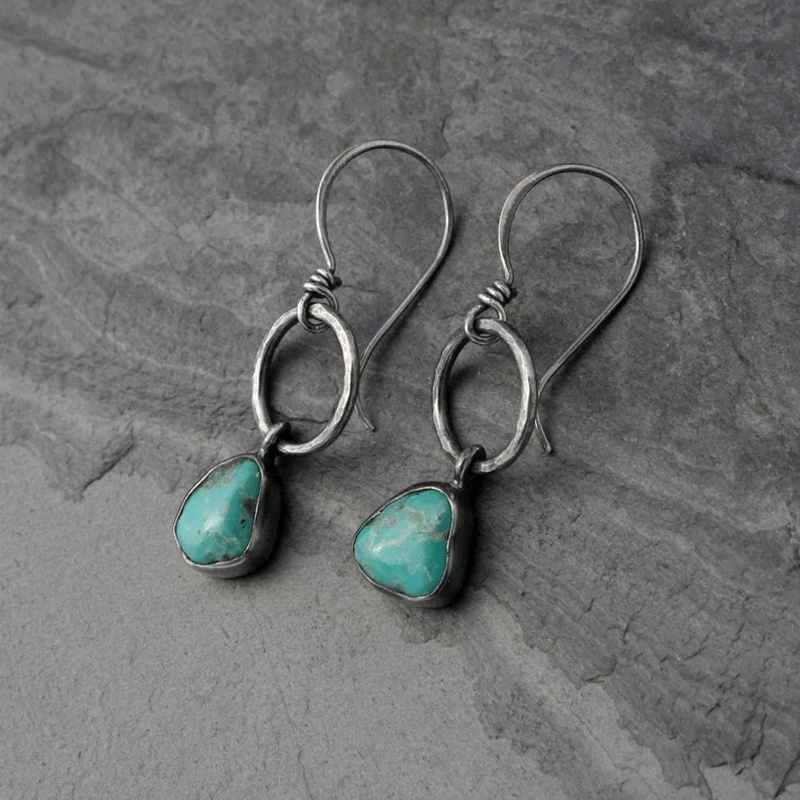 Vintage Round Metal Simple Earrings