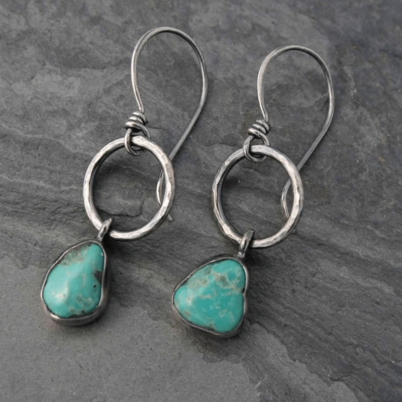 Vintage Round Metal Simple Earrings