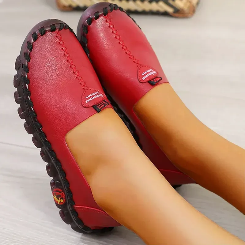 Women's Wide Fit Thick Sole Flats Shoes For Women