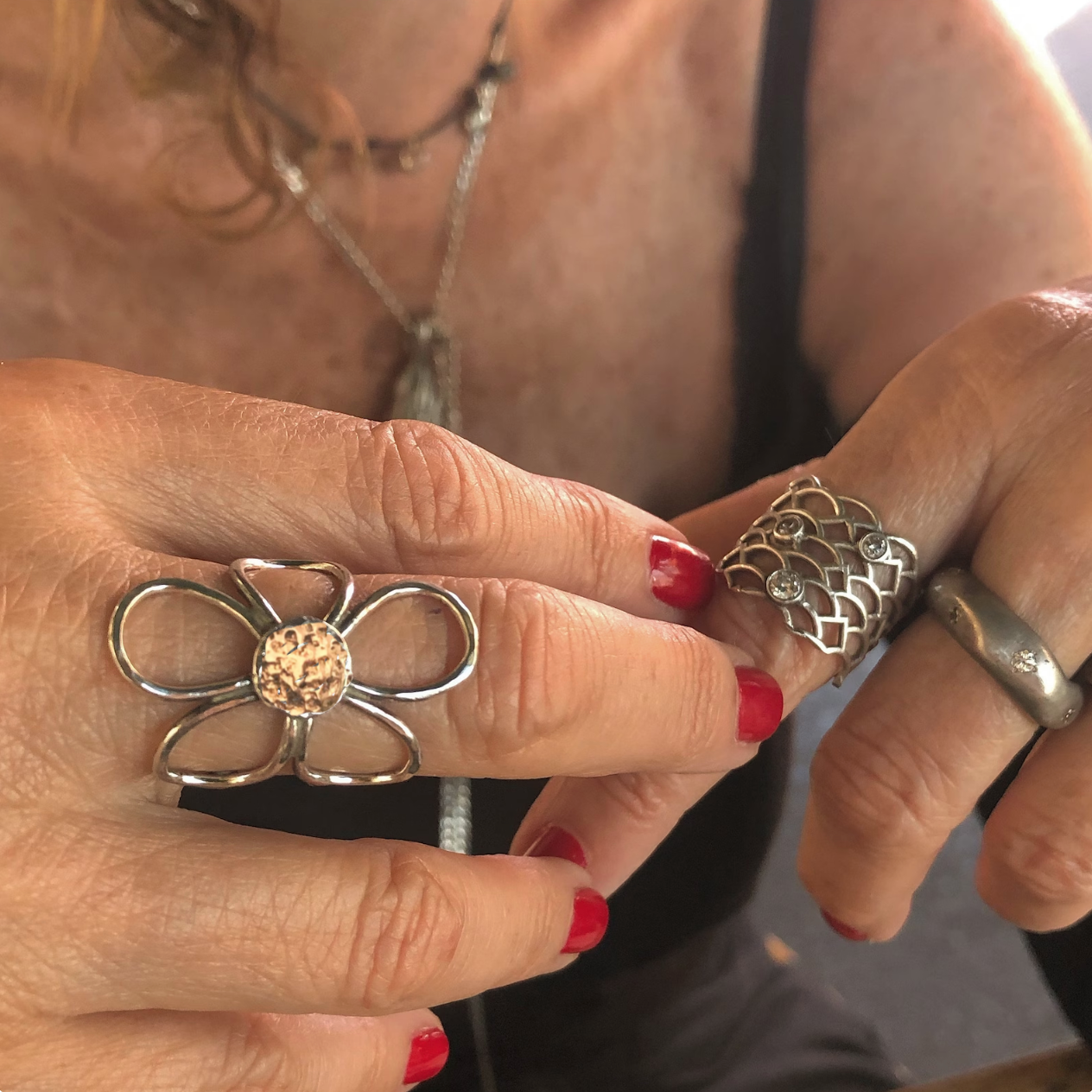 Handcrafted Floral Ring