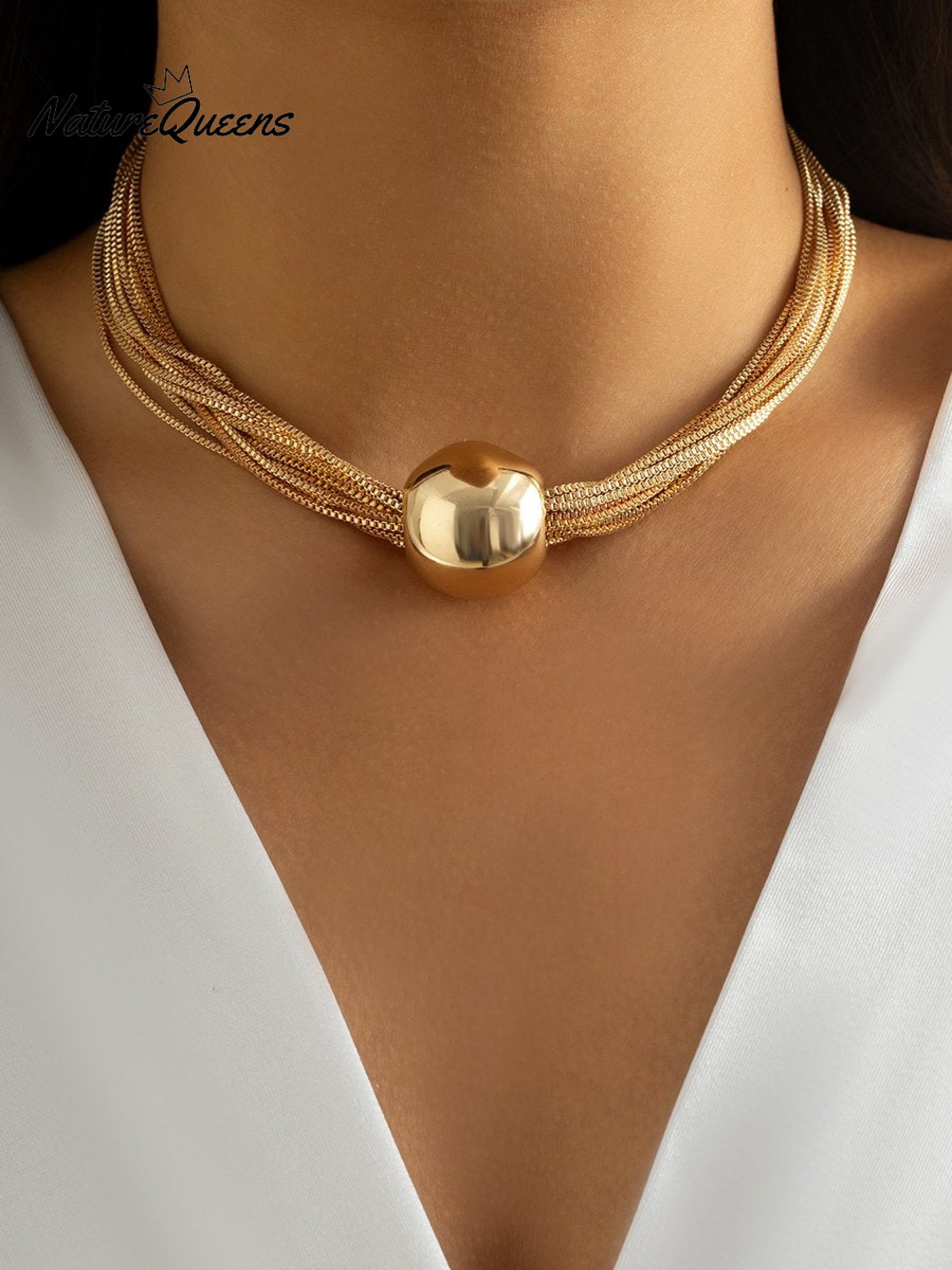 Punk Multi-layered Necklace Bracelet