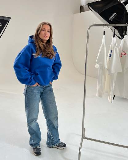 Signature blue Hoodie-Fineriform
