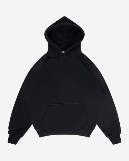 VINTAGE BLACK HOODIE-Fineriform