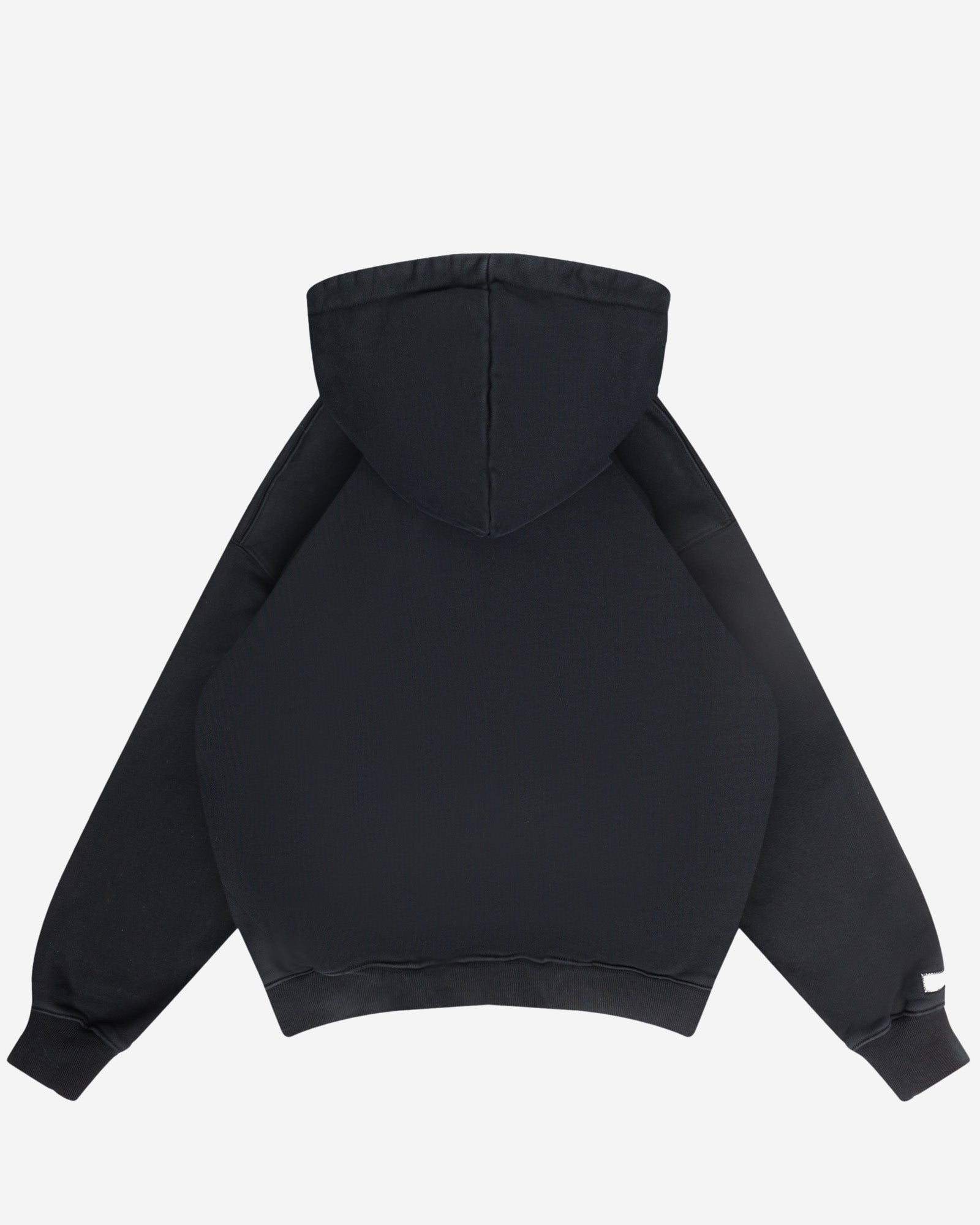 VINTAGE BLACK HOODIE-Fineriform