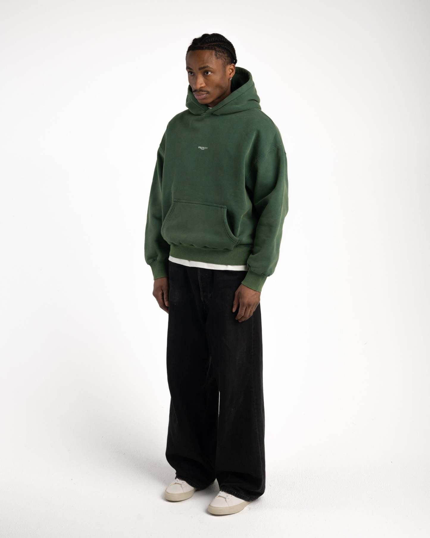 Vintage Green Hoodie-Fineriform