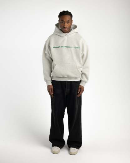 BCS Grey & Green Hoodie-Fineriform