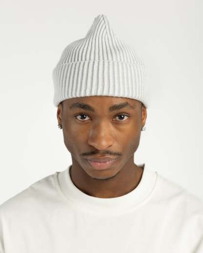 TWO-TONE BEANIE GREY-Fineriform