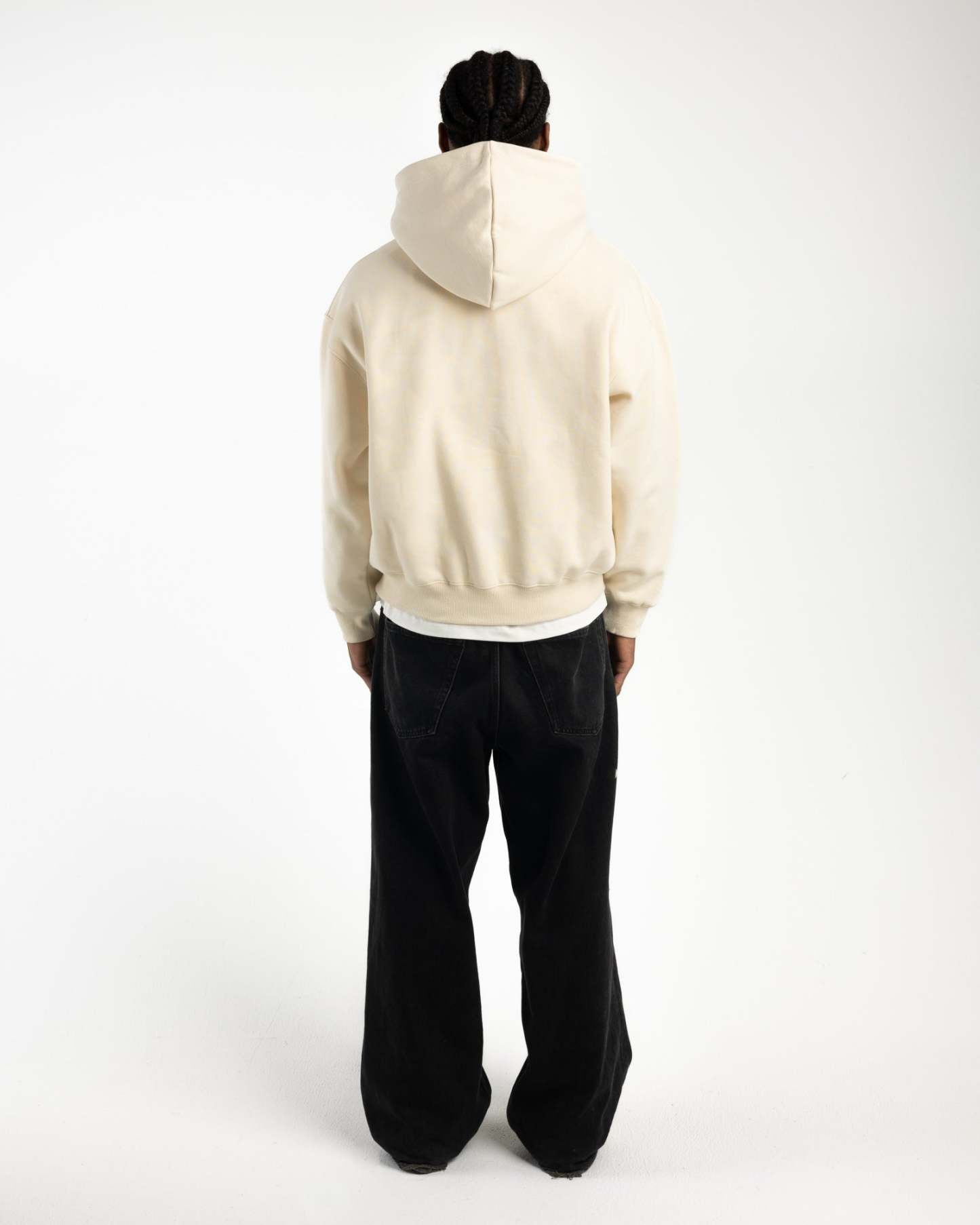 Lightweight Cream Hoodie-Fineriform