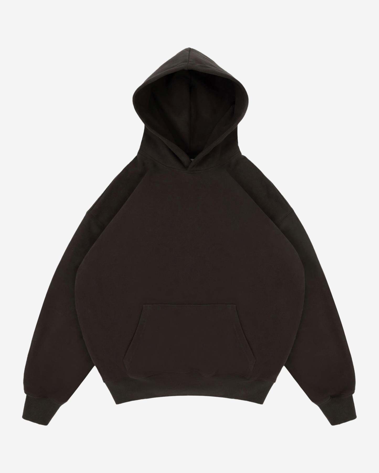 MATTE BROWN HOODIE-Fineriform