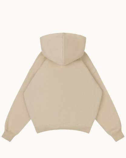 Lightweight Cream Hoodie-Fineriform