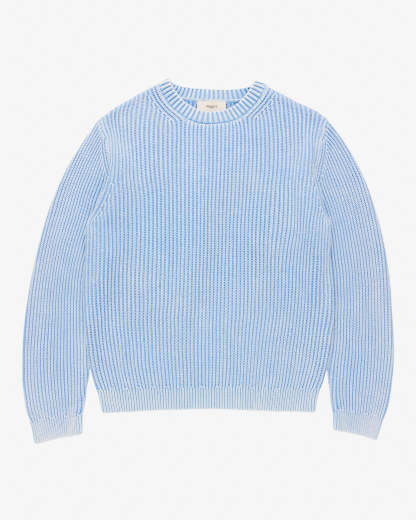 WASHED KNIT BLUE-Fineriform