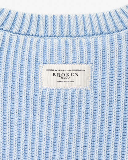 WASHED KNIT BLUE-Fineriform