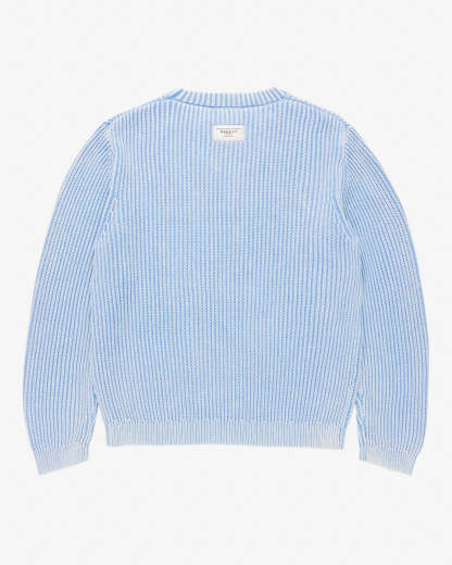 WASHED KNIT BLUE-Fineriform
