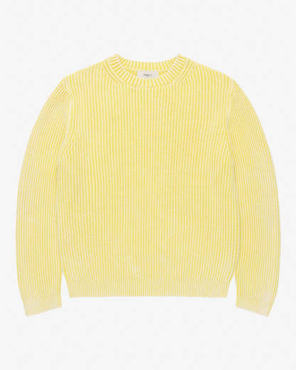WASHED KNIT YELLOW-Fineriform