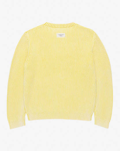 WASHED KNIT YELLOW-Fineriform