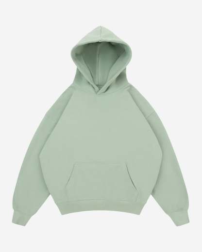 MATTE LIGHTGREEN HOODIE-Fineriform