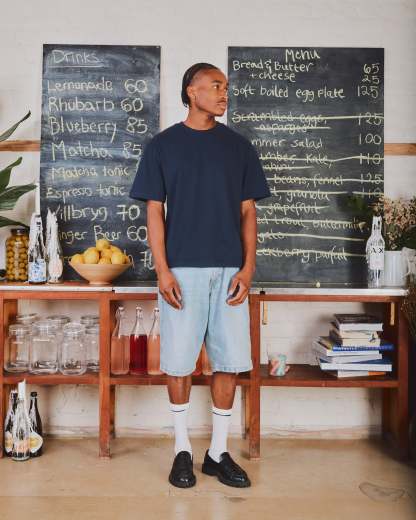 MATTE T-SHIRT NAVY-Fineriform