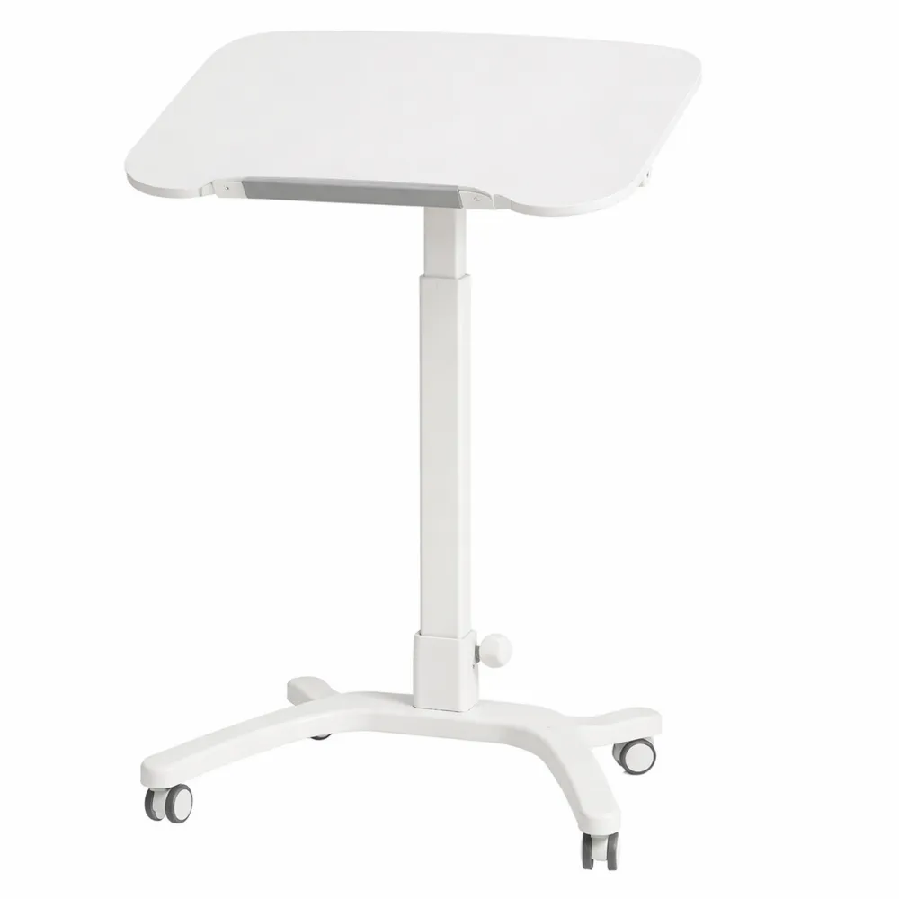 Table d'appoint pliante réglable pour ordinateur, roulettes verrouillables