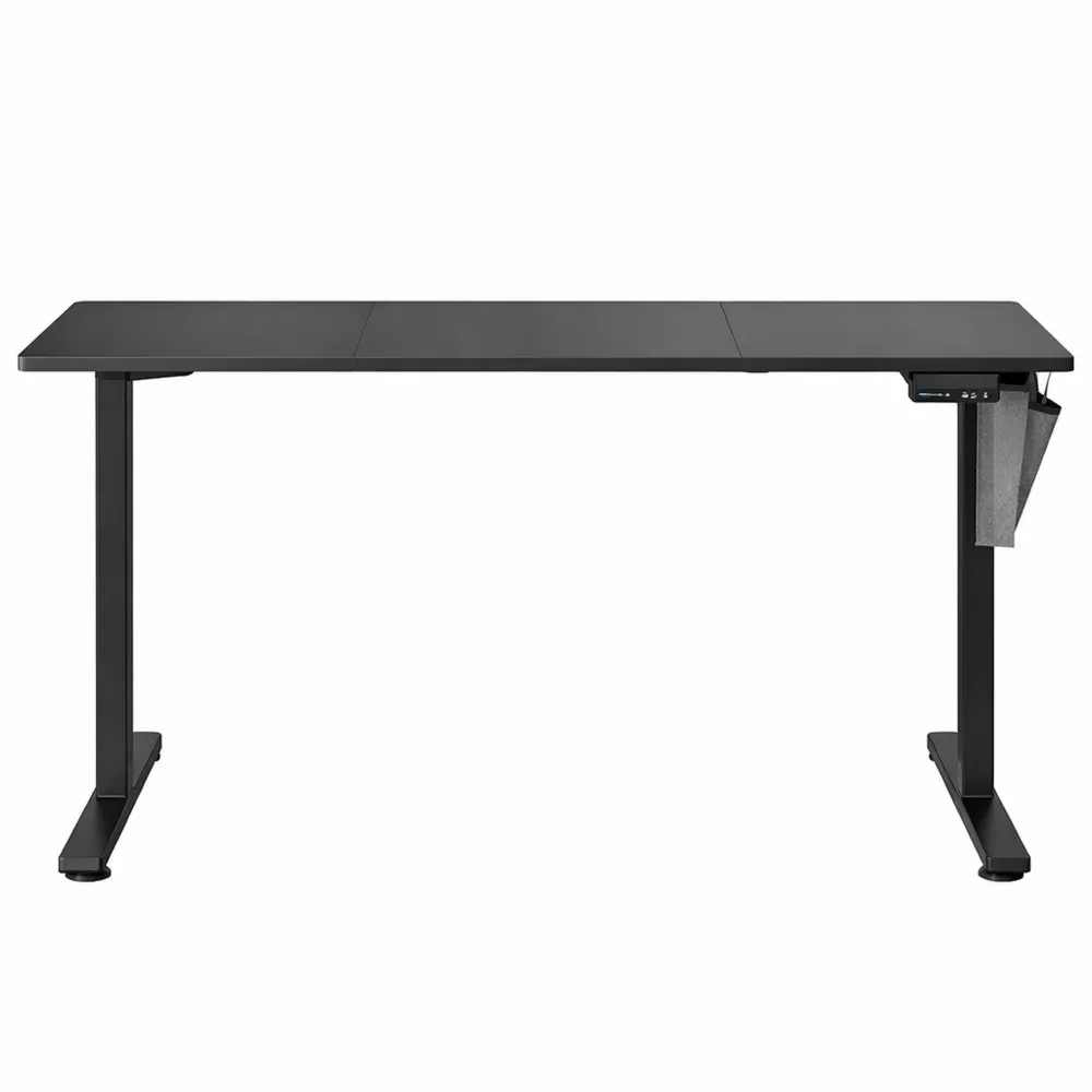 Bureau ajustable en hauteur avec mémoire, 160 x 70 cm, idéal pour télétravail