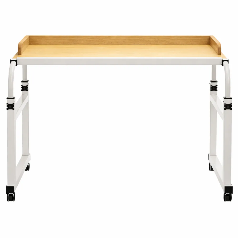 Table de lit réglable avec roulettes pour ordinateur
