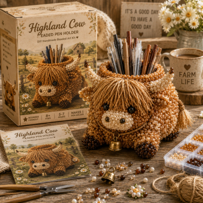 Beaded Animal Pen Holder DIY Kit