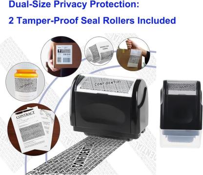 🔥Privacy Protection Security Roller Stamp — Address & Billing Info Blocker