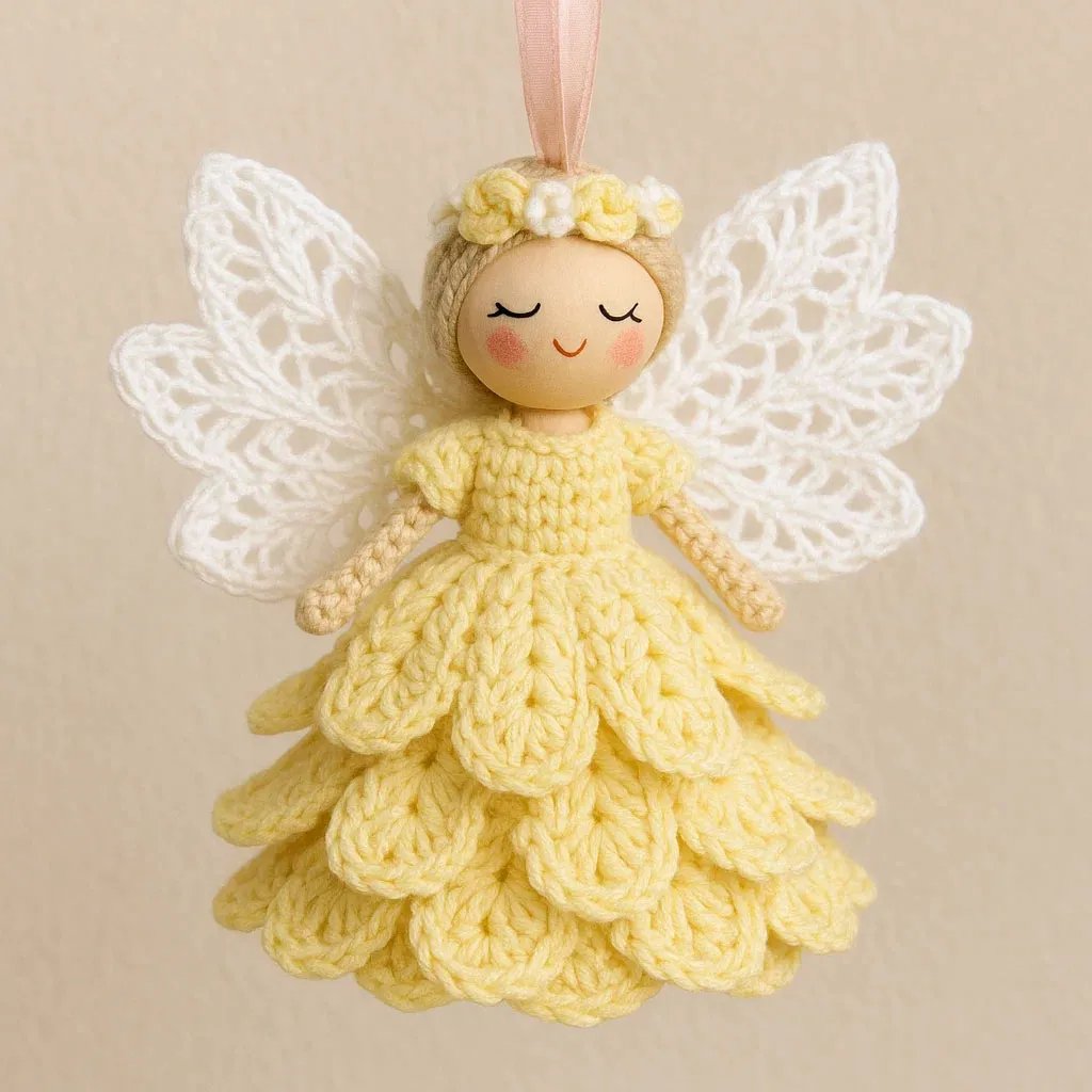 👼DIY Crochet Angel Ornament Kit 🧶| Perfect for Christmas 🎄 & Holida