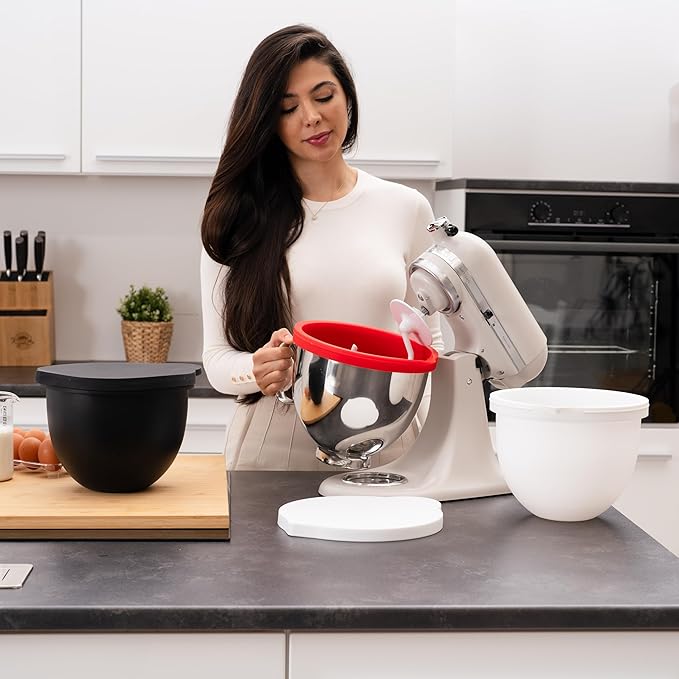 Silicone Liners for KitchenAid Tilt-Head 5 Qt Mixers – Mixer Attachments & Accessories – Replacement Mixer Bowls No Longer Needed