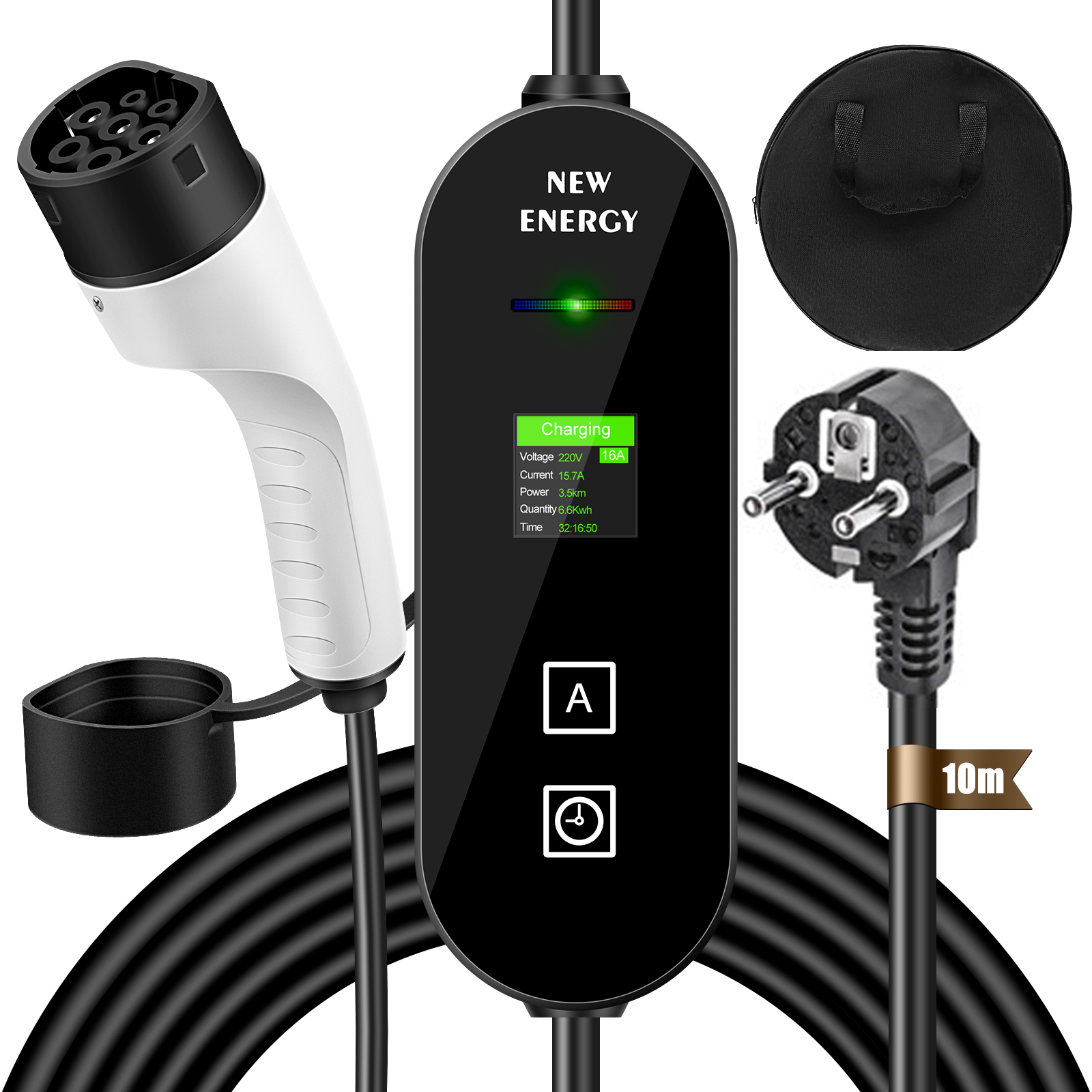 Chargeur portable pour voitures électriques Type 2