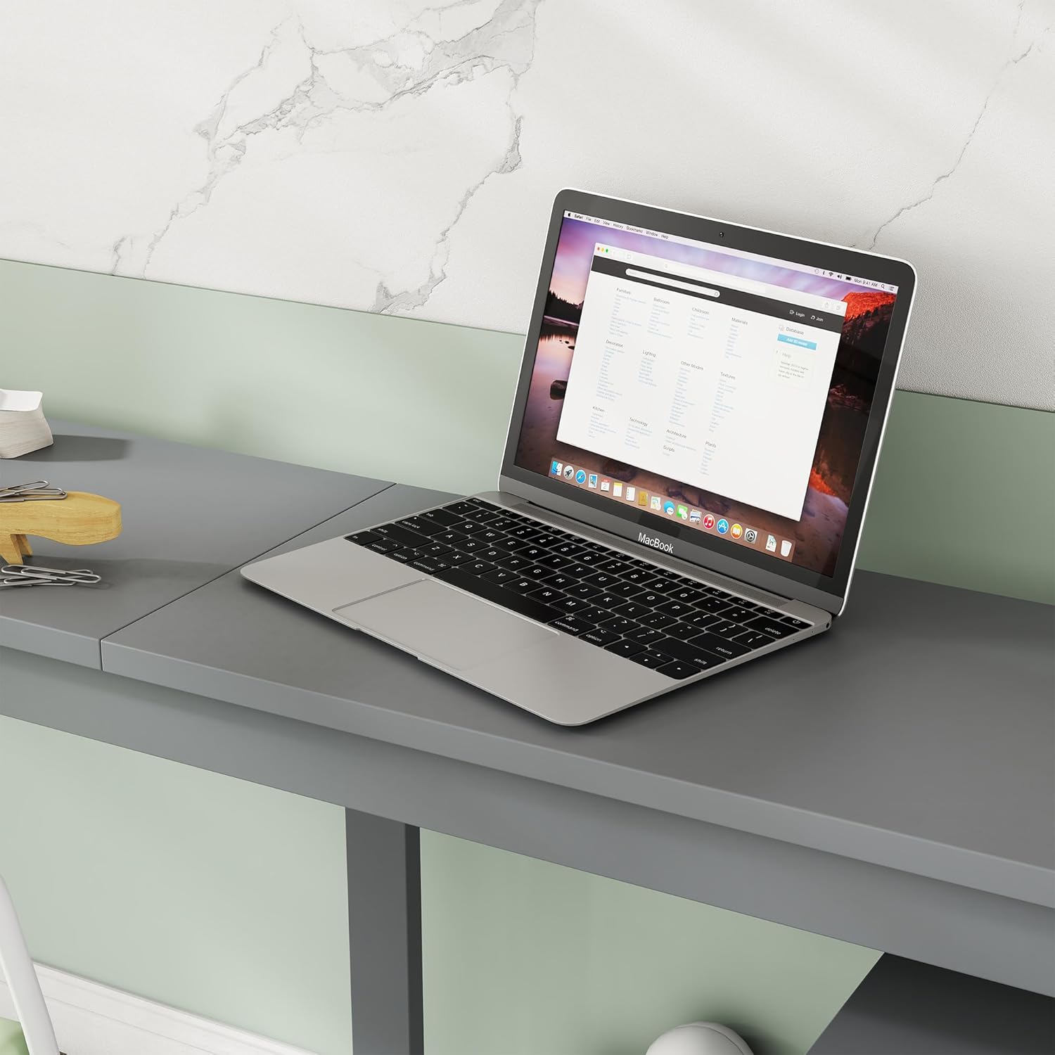 Wood Loft Bed Twin Size with Desk