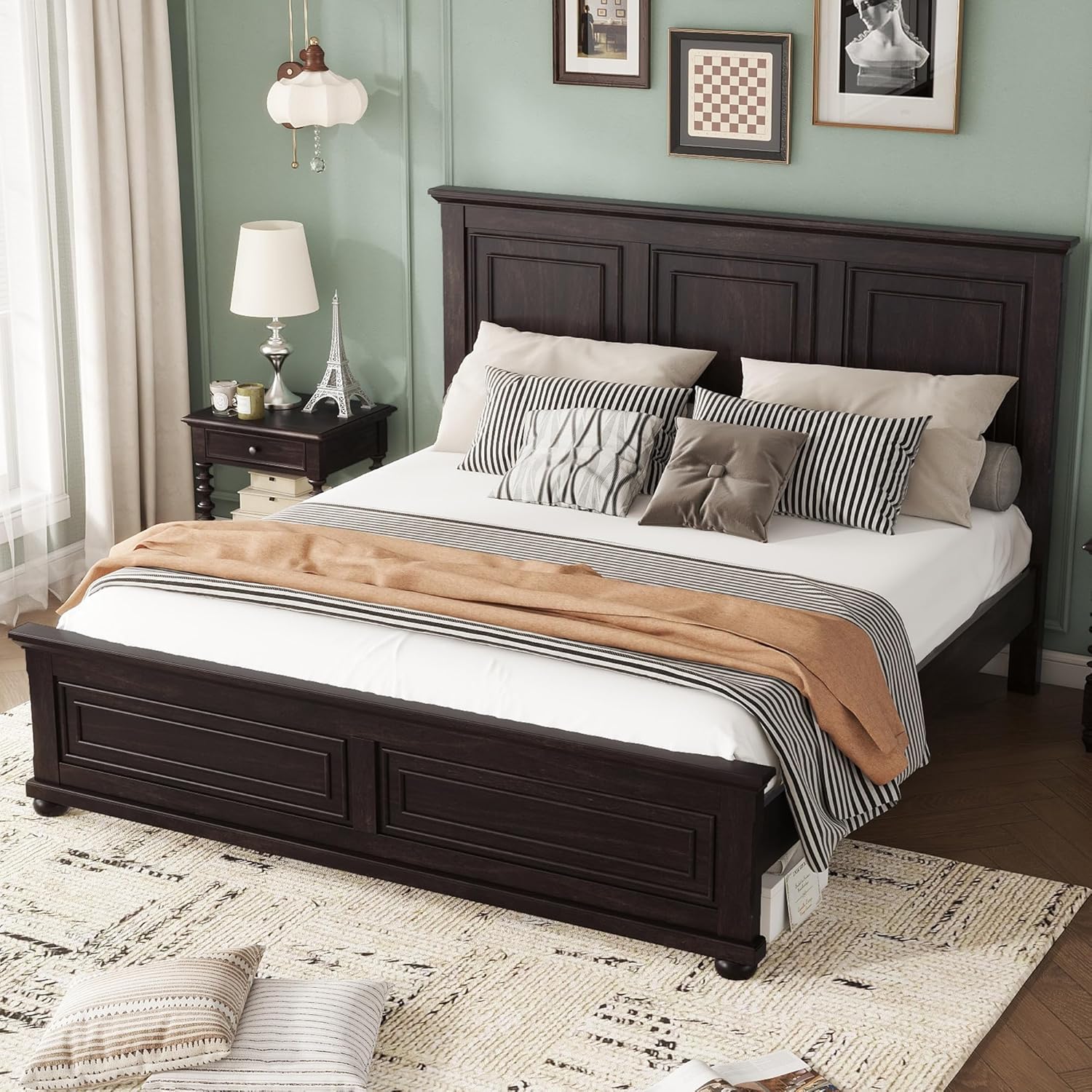 King Size Platform Bed for Adults