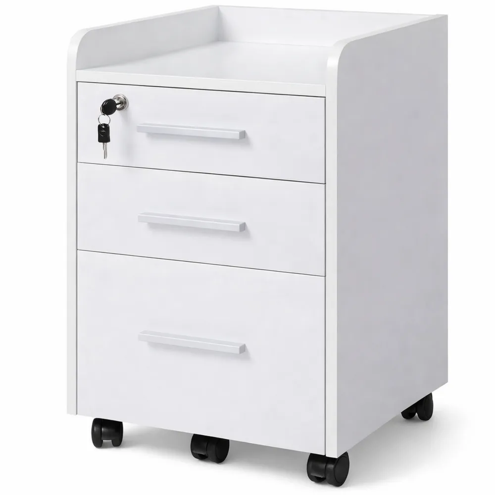Mobiletto con Ruote per Documenti e Cancelleria da Ufficio