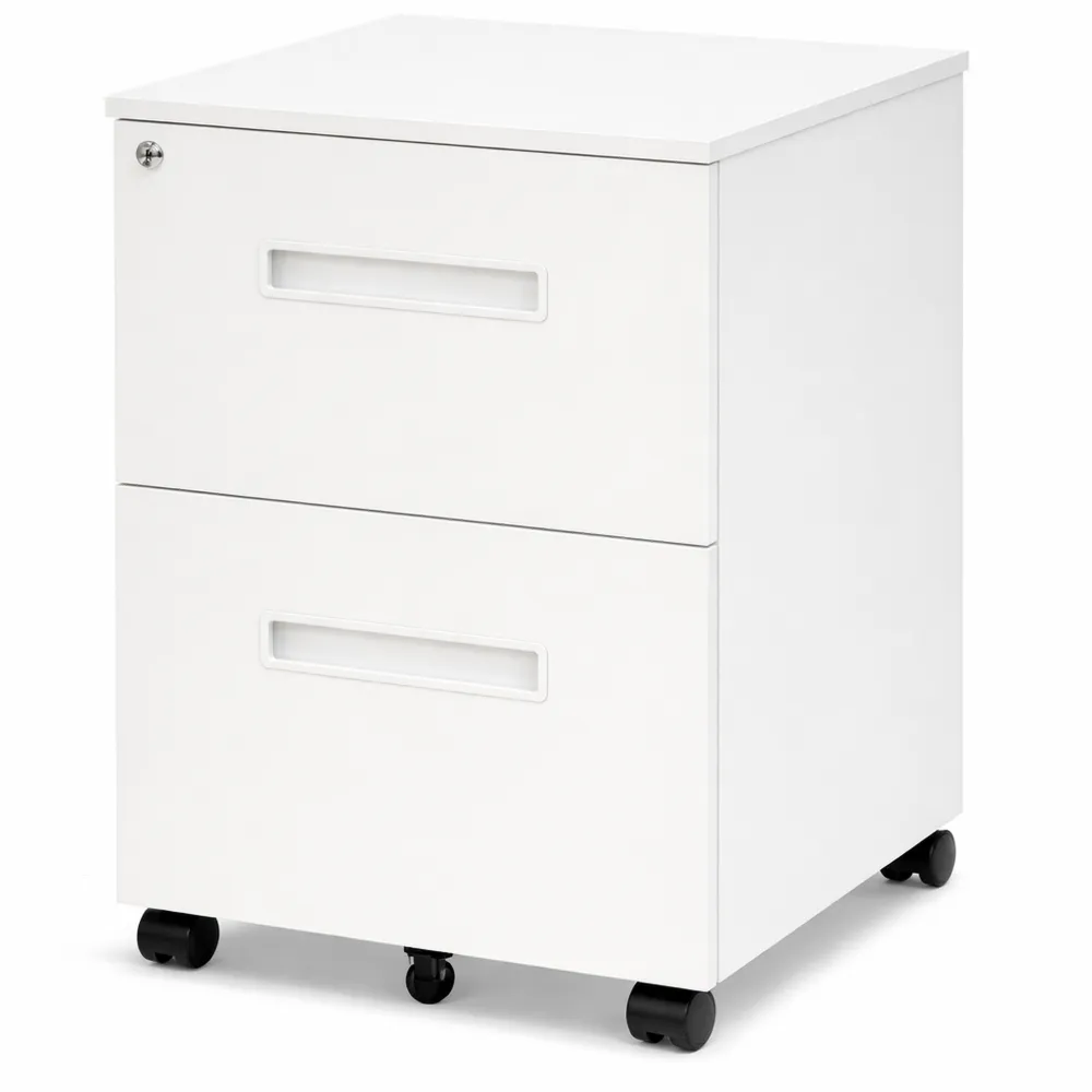 Cassettiera da Ufficio Mobile con Serratura